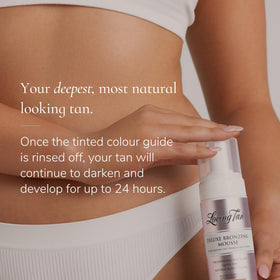Loving Tan Deluxe Bronzing Mousse Mini Kit Medium lifestyle scene