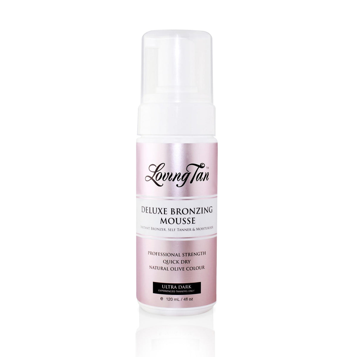 Loving Tan Deluxe Self Tanning Bronzing Mousse Ultra Dark front view