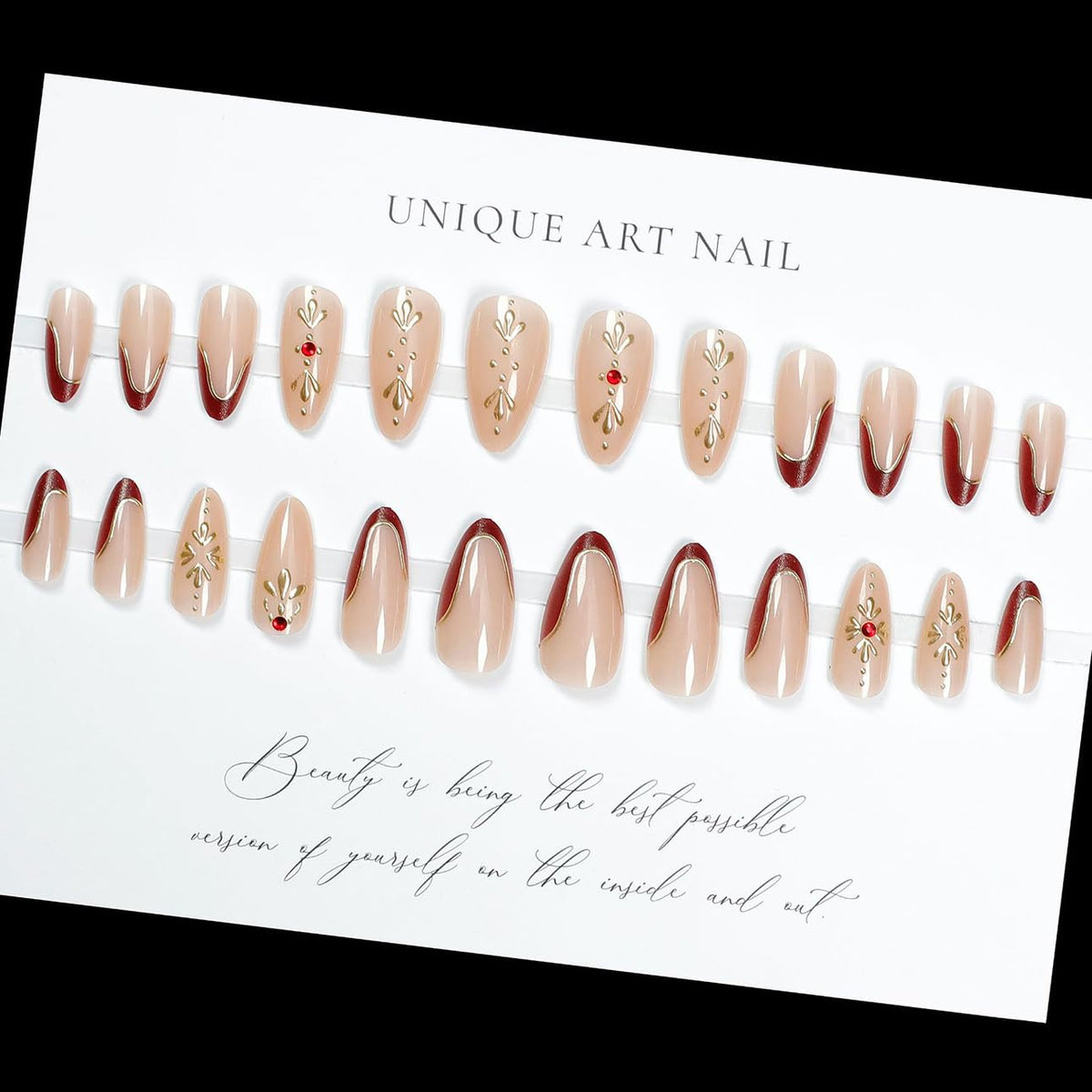LPOODDNU 24Pcs Nail Kit with assorted sizes