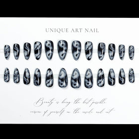 LPOODDNU Almond Press on Nails assorted sizes display