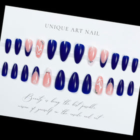 LPOODDNU Press on Nails Almond Medium assorted sizes display