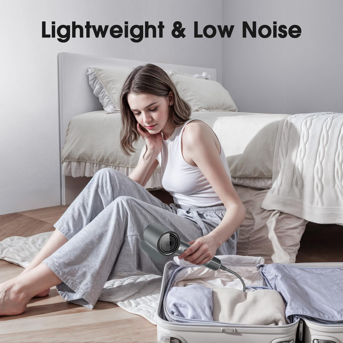 lpstea hair dryer with high-speed brushless motor