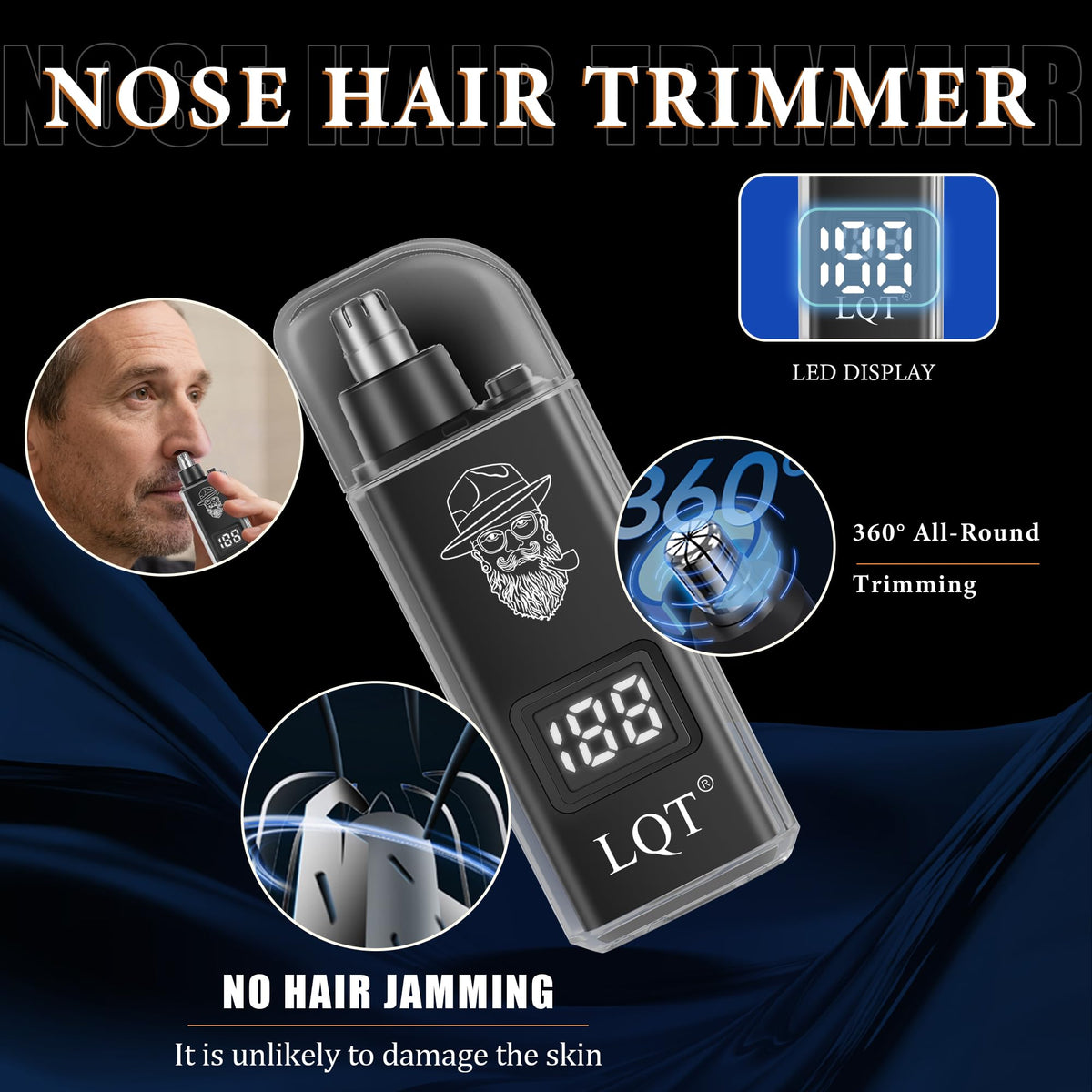 LQT grooming kit accessories including USB cables and comb