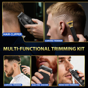LQT Hair Clippers Cordless Grooming Kit packaging