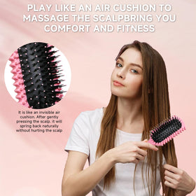 LSKHJT Curl Defining Brush Set displayed with teasing comb