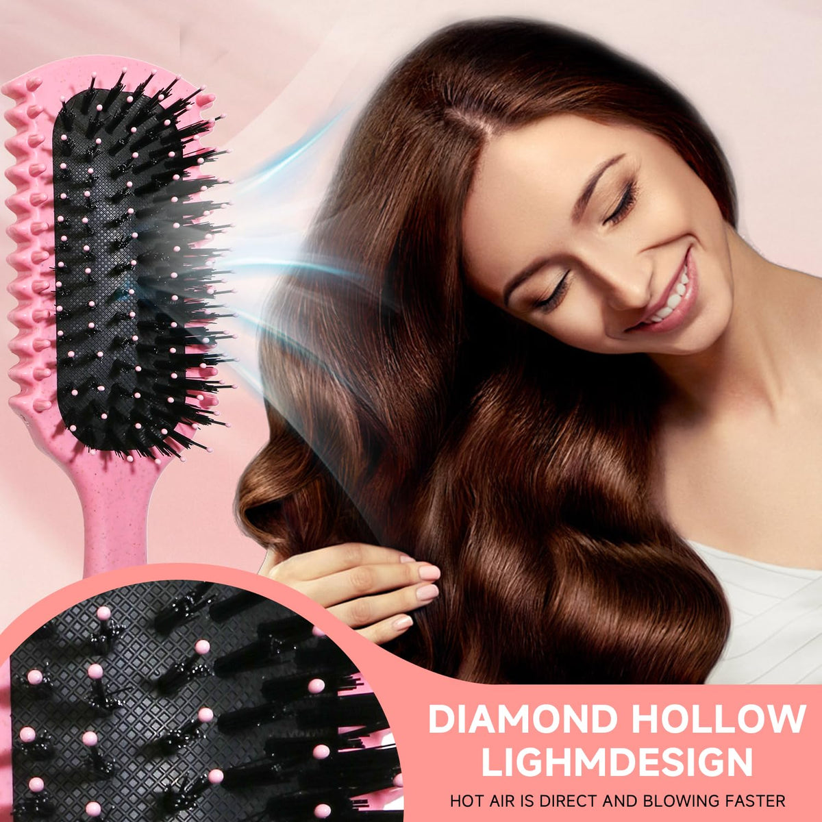 LSKHJT Curl Defining Brush Set on a styling table