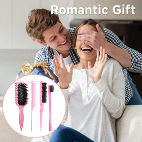 LSKHJT Curl Defining Brush Set showing portability