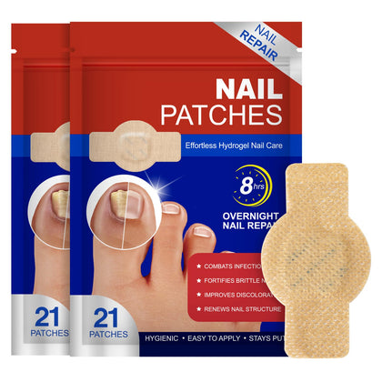 LTQXGT Nail Repair Patches 21PCS front view packaging