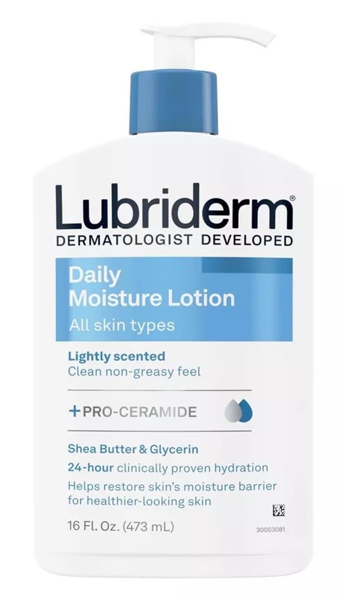 Lubriderm Daily Moisture Lotion 16oz front view