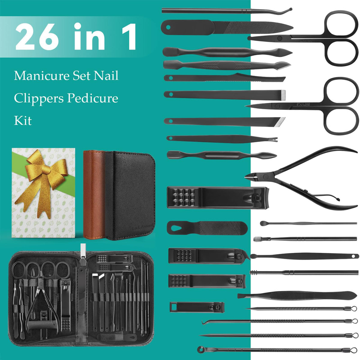 LUCK AROUND Manicure Set elegant packaging for gifting