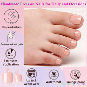 LuckForever toenail application tools including glue and file