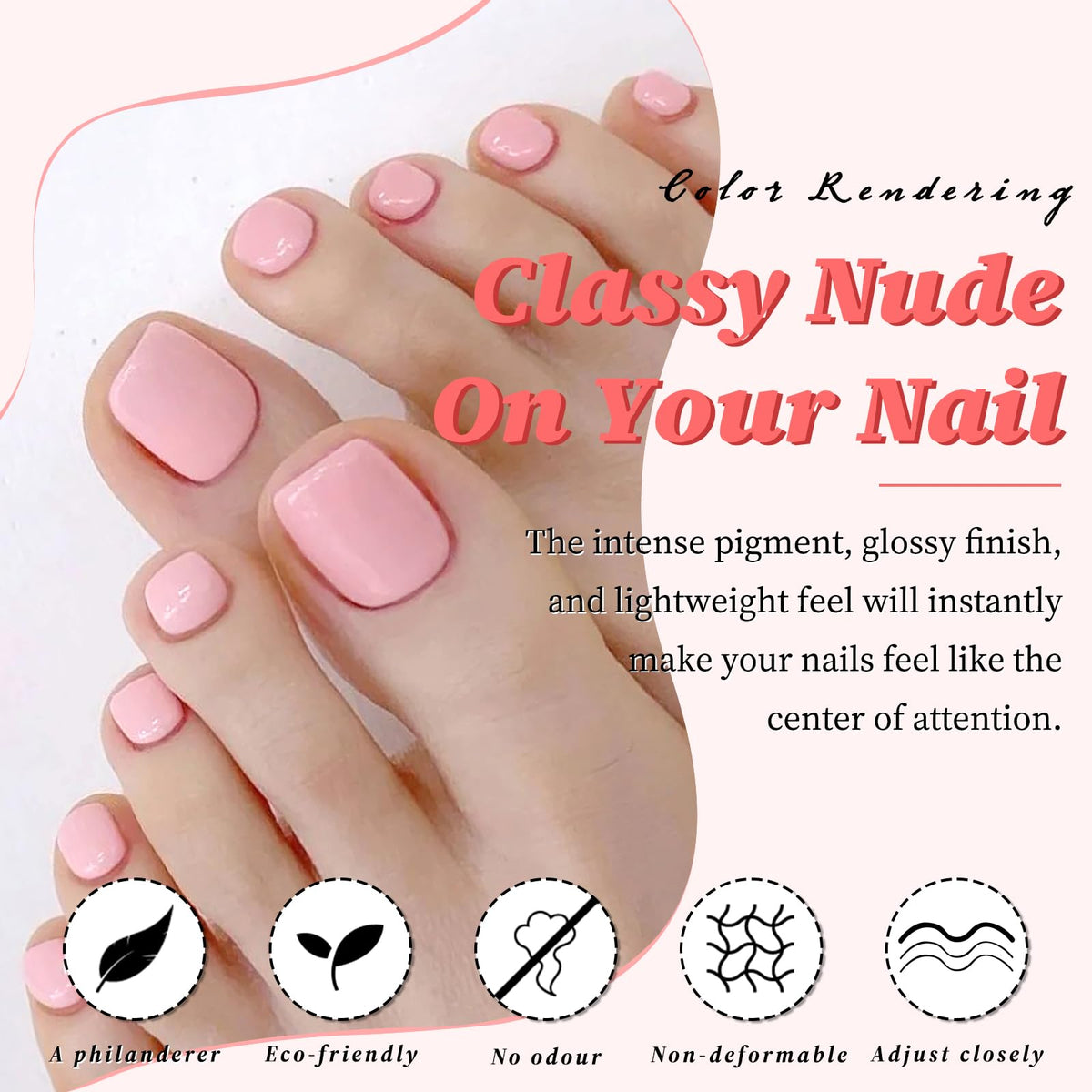 LuckForever toenail kit including nail file and stick