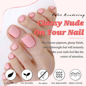LuckForever toenail kit including nail file and stick