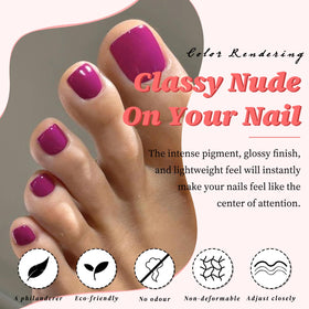 LuckForever toenail kit with adhesive tabs and nail file