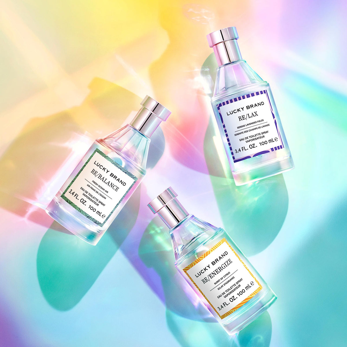 Lucky Brand Re/Energize fragrance with fresh flowers