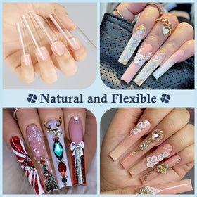 Luckyfairy 3XL Square Acrylic Nail Tips in packaging