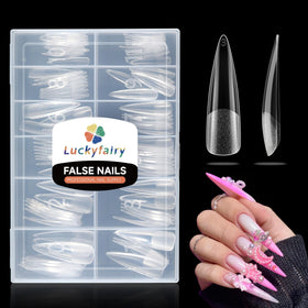 Luckyfairy XXL Stiletto Nail Tips 120 Pcs front view