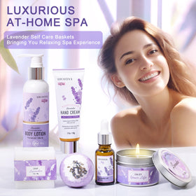 LUCOTIYA Lavender Spa Gift Set greeting card