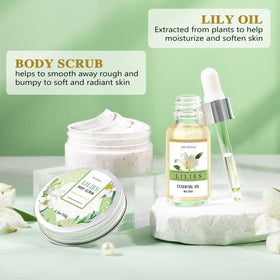 LUCOTIYA Lily essential oil and bath bomb in the spa gift basket