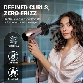 Ludvento Universal Hair Diffuser close-up of nozzle