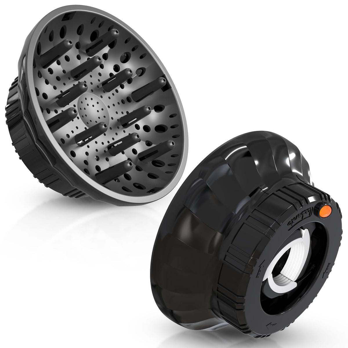 Ludvento Universal Hair Diffuser lightweight design on a scale