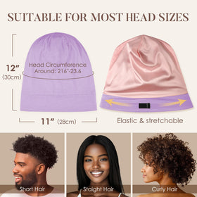 LULUSILK Silk Sleep Cap packaging in gift box