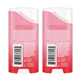 Lume Deodorant Cream Stick Peony Rose back view