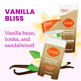 Lume deodorant cream tube and solid stick bundle packaging