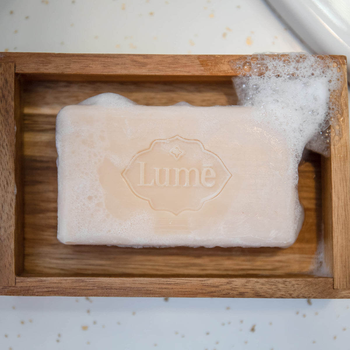 Lume Triple Milled Bar Soap 4 pack display