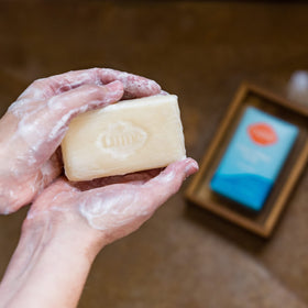 Lume Triple Milled Bar Soap 5 oz close-up