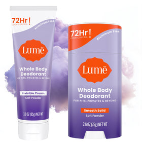 Lume Whole Body Deodorant 3oz cream tube front view