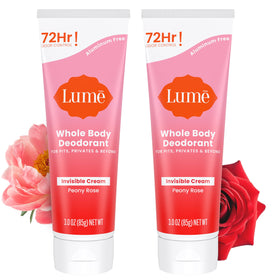Lume Whole Body Deodorant Cream Tube 3 oz front view