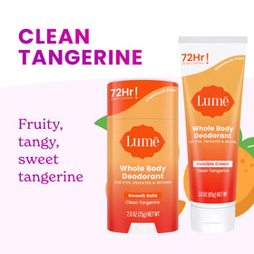 Lume Whole Body Deodorant Cream Tube side view