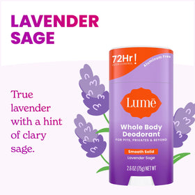 Lume Whole Body Deodorant packaging back view