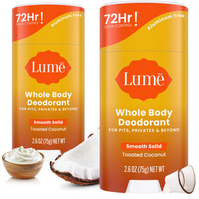 Lume Whole Body Deodorant Solid Stick 2.6 oz front view