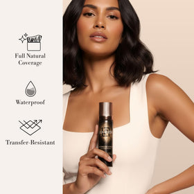 LUMINESS Airbrush Body Coverage can with kabuki brush
