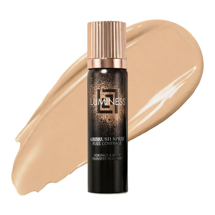 LUMINESS Airbrush Body Coverage Foundation front view with packaging