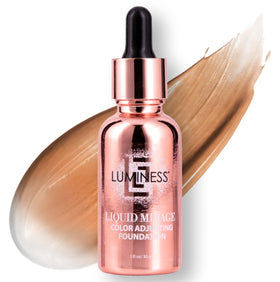 LUMINESS Liquid Mirage Color Changing Foundation Tan front view
