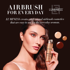 LUMINESS Silk Foundation application on skin