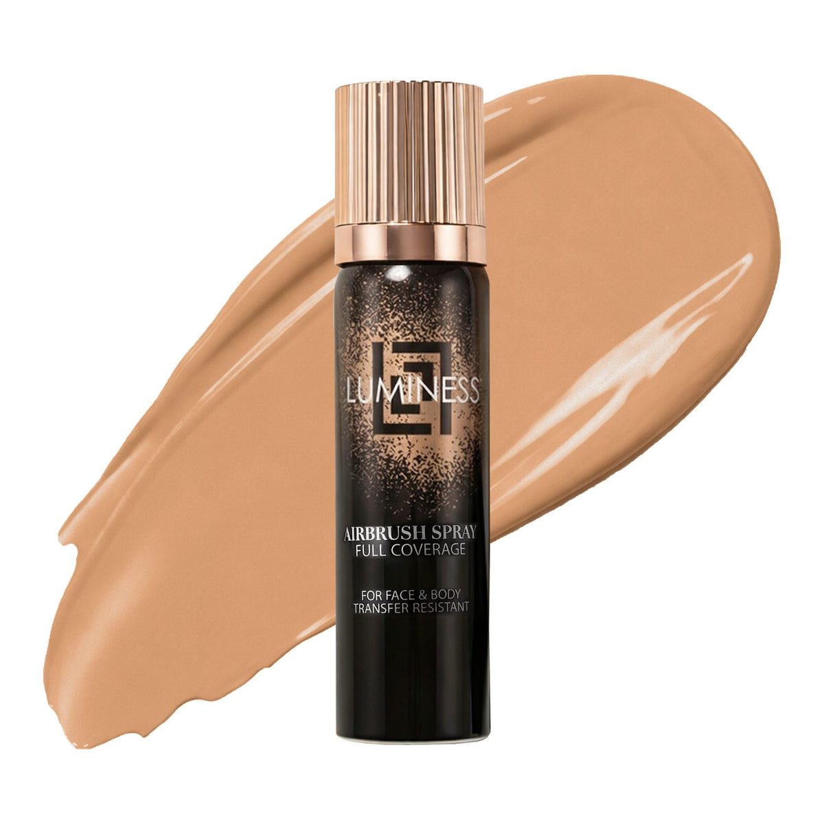 LUMINESS Transfer Resistant Airbrush Body Coverage front view