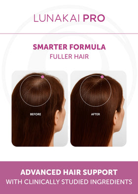 Lunakai Hair Growth Supplement with ingredients list