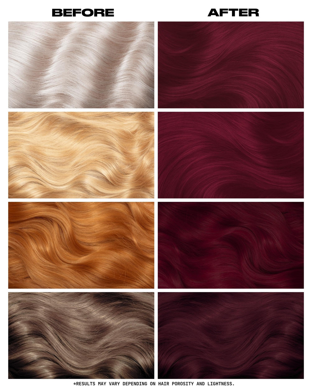 Lunar Tides Cranbaby hair color application process