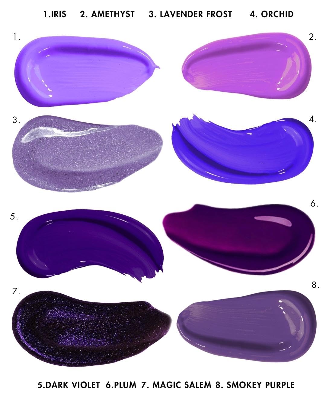 Lunar Tides Dark Violet hair color swatch on white background