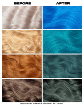 Lunar Tides hair dye packaging with ingredients list