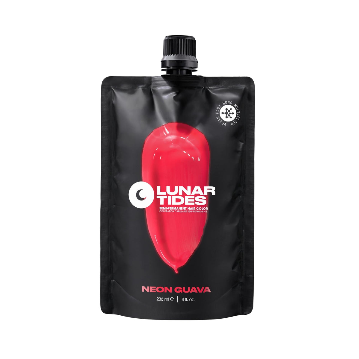 Lunar Tides Neon Guava Semi-Permanent Hair Color 4 fl. oz. front view