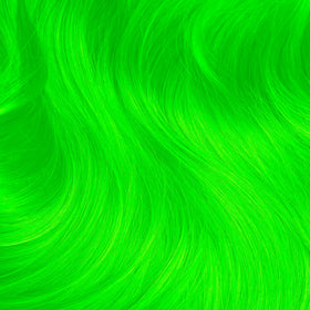 Lunar Tides Neon Lime hair dye packaging side view