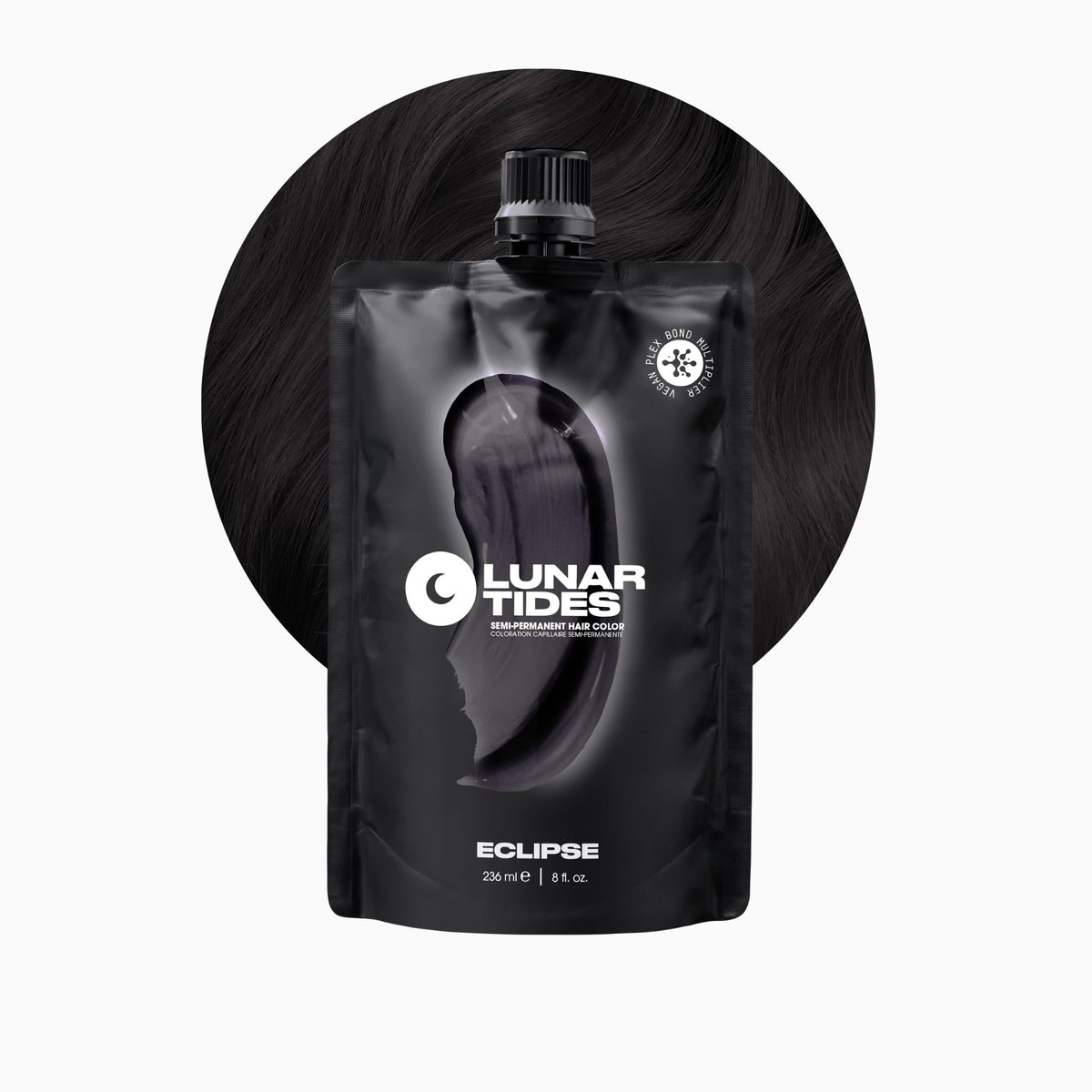 Lunar Tides Semi-Permanent Hair Color Eclipse 4 fl. oz. front view