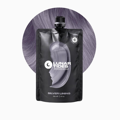 Lunar Tides Semi-Permanent Hair Color Silver Lining front view
