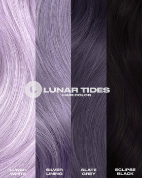 Lunar Tides Semi-Permanent Hair Color Slate Grey on a vanity
