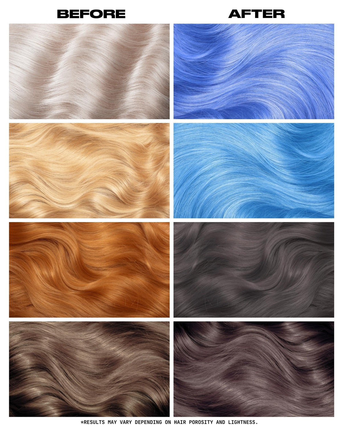 Lunar Tides Semi-Permanent Hair Colour Moonstone application process